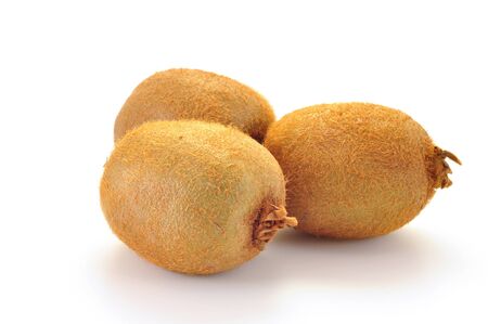 Kiwi isolated on whiteの写真素材