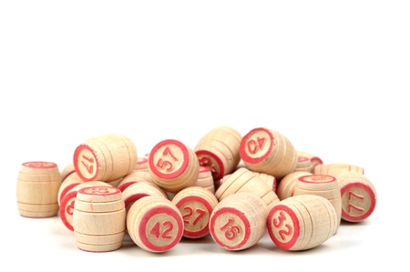 close barrels to play bingoの写真素材