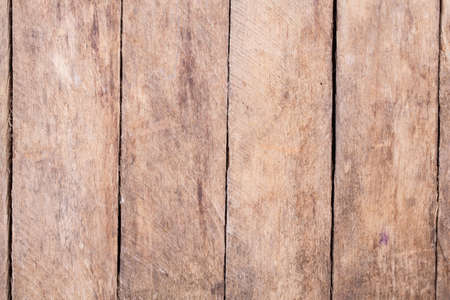 Old grunge wooden textured table as backgroundの写真素材