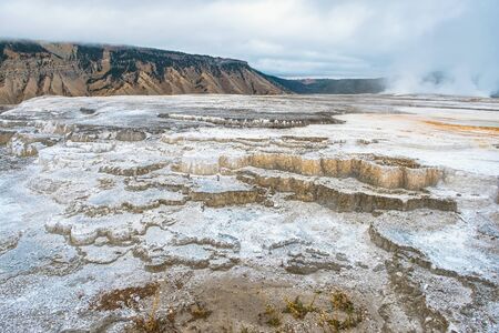 Minerva Terrace, Yellowstone National Park, Wyoming, USA