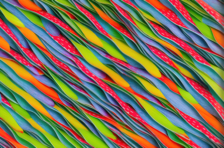 Abstract generated background in bright glowing colors.