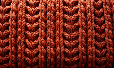 Abstract colored background with large knitted texture. Selective soft focus.の写真素材