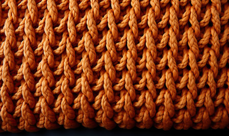 Abstract colored background with large knitted texture. Selective soft focus.の素材