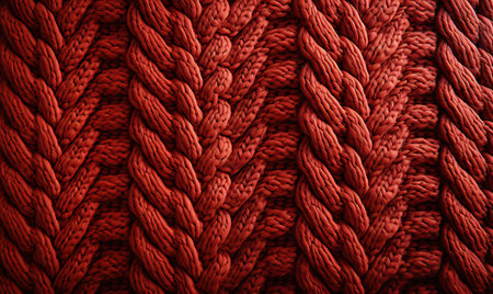 Abstract colored background with large knitted texture. Selective soft focus.の素材