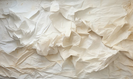 Creative background with a pronounced crumpled paper structure. Selective soft focus.の素材
