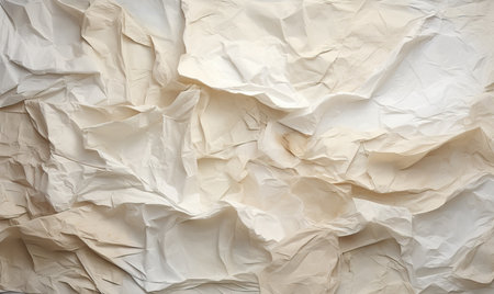 Creative background with a pronounced crumpled paper structure. Selective soft focus.の素材