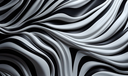 Abstract background, black and white stripes of Zebra. Selective soft focus.の素材