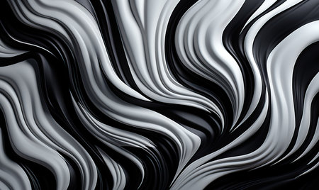 Abstract background, black and white stripes of Zebra. Selective soft focus.の素材