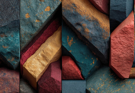 A colorful background of stone marble texture.の素材