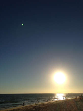 Beach sunsetの写真素材