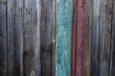 Wood texture. background old panels. Abstract background, empty template. Painted color plankの写真素材