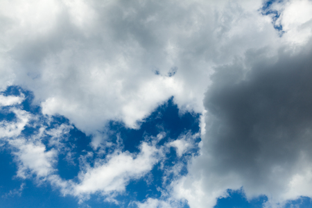 beautiful blue sky with clouds background.Sky clouds.Sky with clouds weather nature cloud blue Before rainの写真素材