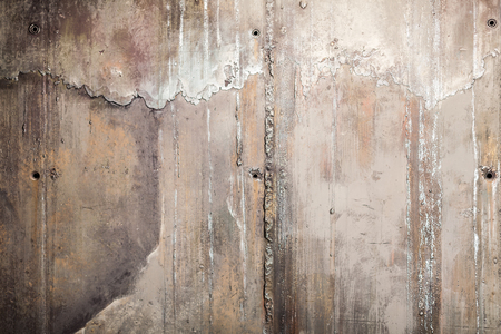 Gray concrete wall with grunge for abstract background. Horizontal photoの写真素材