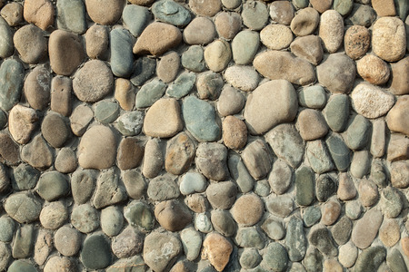 Sea pebble sea stones background natural polished  abstract backgroundの写真素材