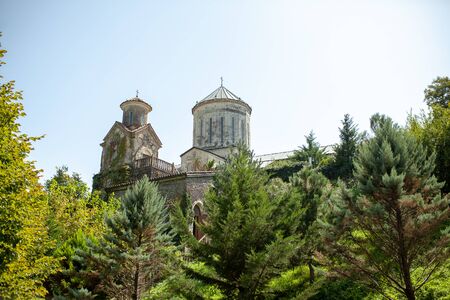 Georgia, Martvili 01 September 2018 Monastery is a Georgian monastic complex. Martvili-Chkondidi Cathedral.のeditorial素材