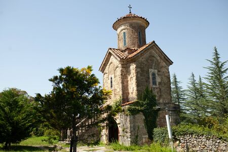 Georgia, Martvili 01 September 2018 Monastery is a Georgian monastic complex. Martvili-Chkondidi Cathedral.のeditorial素材