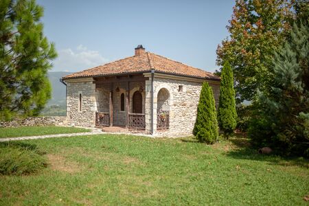 Georgia, Martvili 01 September 2018 Monastery is a Georgian monastic complex. Martvili-Chkondidi Cathedral.のeditorial素材
