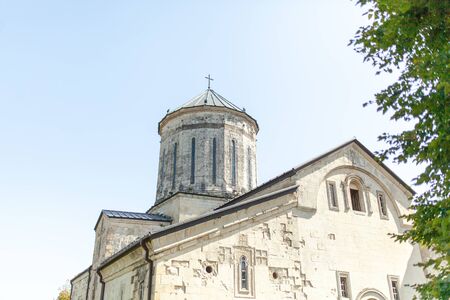 Georgia, Martvili 01 September 2018 Monastery is a Georgian monastic complex. Martvili-Chkondidi Cathedral.のeditorial素材