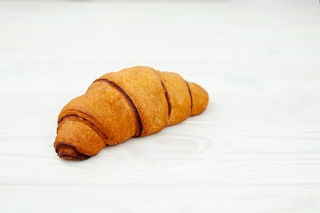 Croissant, great design for any purposes. Food, Bakery, Baking background. Delicious cake. French breakfast. Homemade Sweet dessert.の写真素材