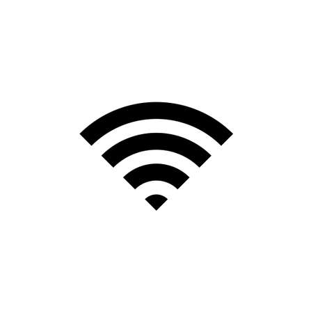 Wifi icon vector. signal vector icon. Wireless  icon vectorのイラスト素材