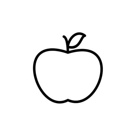 Apple icon vector. Apple vector icon. apple symbols for your web design.のイラスト素材