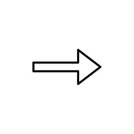 Arrow icon vector. Arrow symbol. Arrow sign for your web design.