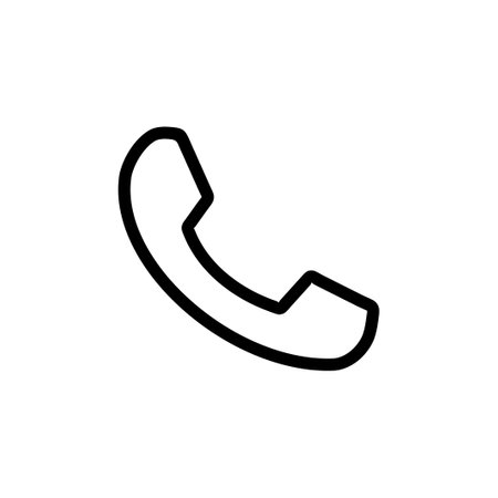 Call icon vector. telephone icon vector. phone icon vector. contact usのイラスト素材