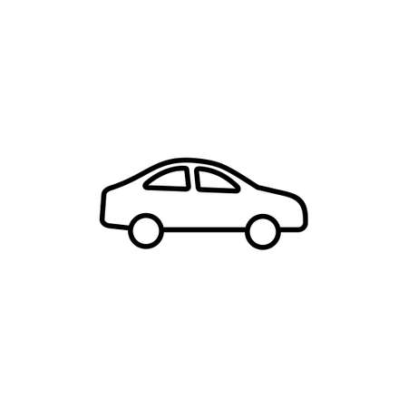 Car icon vector. car vector icon. small sedanのイラスト素材