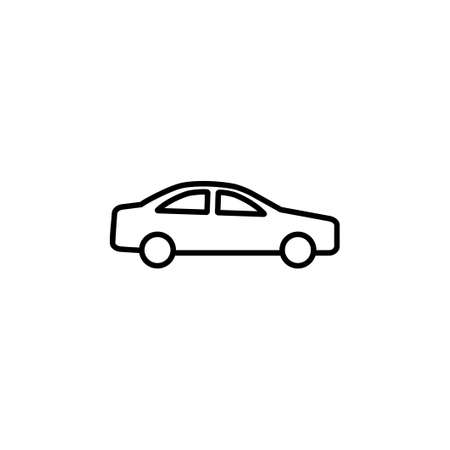 Car icon vector. car vector icon. small sedanのイラスト素材