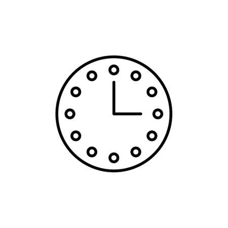 Clock icon vector. Time icon vector. watch icon symbolのイラスト素材