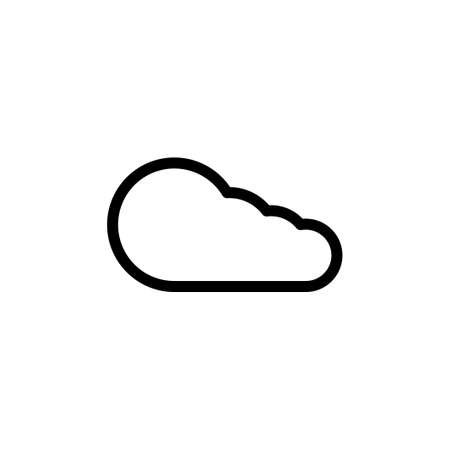 cloud icon vector. cloud vector iconのイラスト素材
