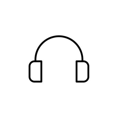 Headphone icon vector. Headset icon symbolsのイラスト素材