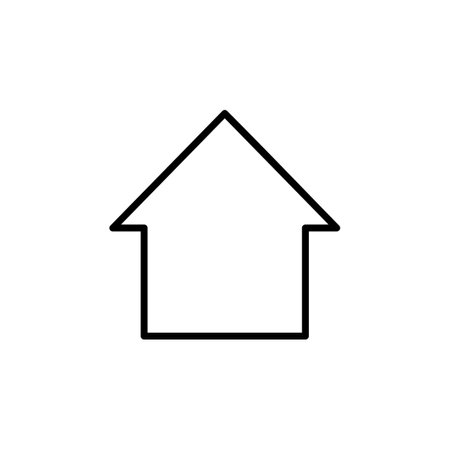 House icon vector. Home icon vectorのイラスト素材