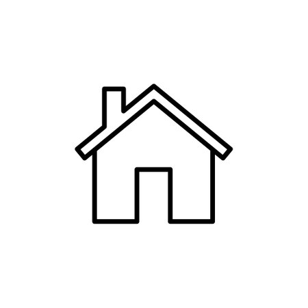 House icon vector. Home icon vectorのイラスト素材
