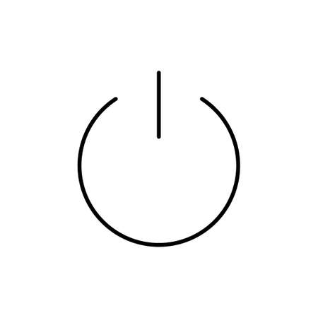 Power icon vector. Power Switch Icon. Electric powerのイラスト素材