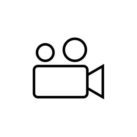 Video icon vector. video camera icon vector. movie sign. cinemaのイラスト素材