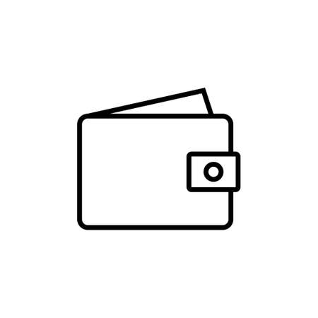 Wallet icon vector. wallet vector iconのイラスト素材