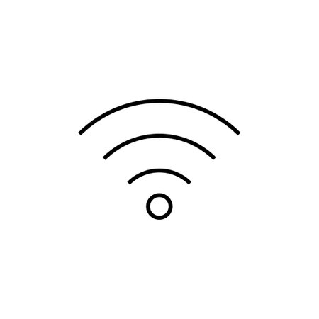 Wifi icon vector. signal vector icon. Wireless  icon vectorのイラスト素材