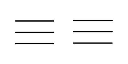 Menu Icon set. web menu icon. hamburger menu symbolのイラスト素材