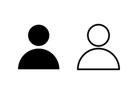 people icon set. person icon vector. User Icon vectorのイラスト素材