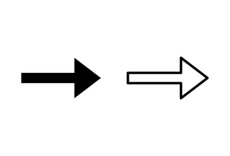 Arrow icon set. Arrow symbol. Arrow sign for your web designのイラスト素材
