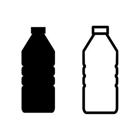 Bottle icon set. bottle vector iconのイラスト素材