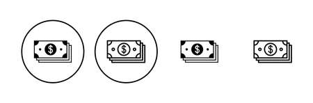 Money icon set. Money vector icon.のイラスト素材