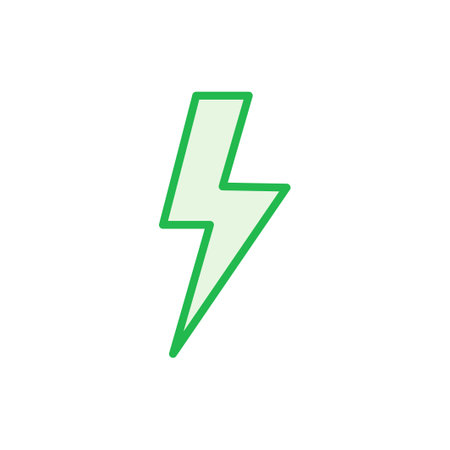 Lightning icon set. electric icon vector. power icon. energy signのイラスト素材