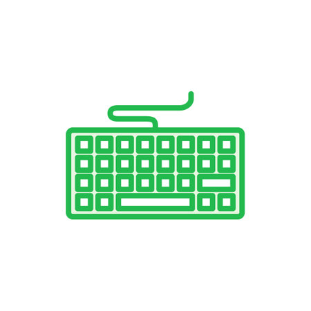 Keyboard icon set. keyboard vector symbolのイラスト素材