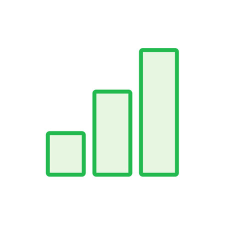 Growing graph Icon set. Chart icon. diagram iconのイラスト素材