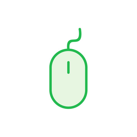 Mouse icon set. click icon vector. pointer icon vector.のイラスト素材