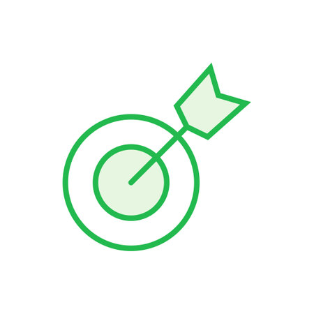 Target icon set. goal icon vector. target marketing icon vectorのイラスト素材