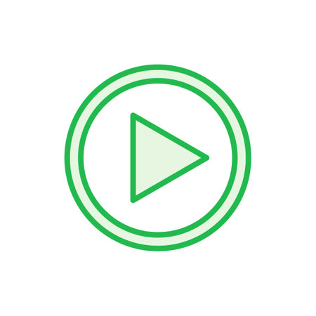 Play Icon set. Play button vector iconのイラスト素材