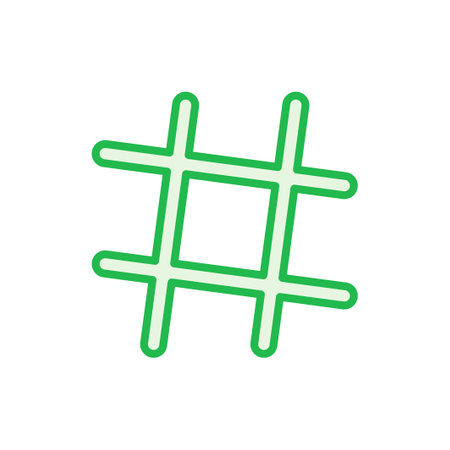 Hashtag icon set. hashtag symbolのイラスト素材